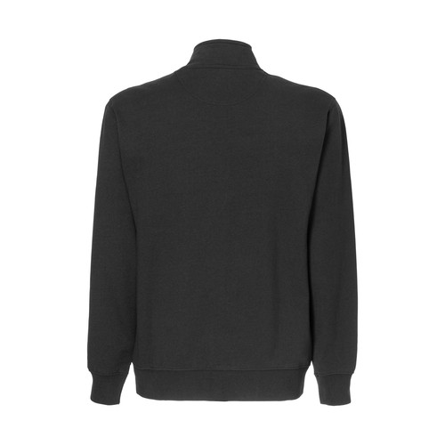 Unisex half-zip sweatshirt in regenerated cotton and polyester 280 g/m2