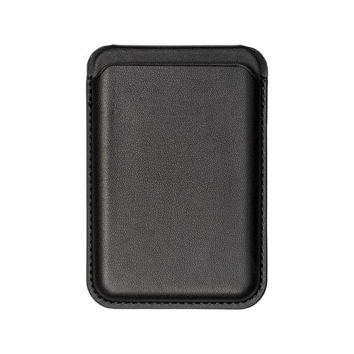 Porte cartes magnetique en PU souple. Avec support pour telephone - 2