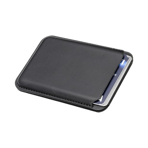 Porte cartes magnetique en PU souple. Avec support pour telephone - 6