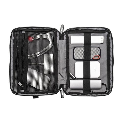 Organiseur technique en polyester recyclé jacquard 600D (doublure intérieure en R-PET) - 5