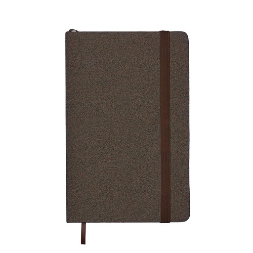 Carnet avec couverture realisee a partir de residus de cafe ou de the - 1
