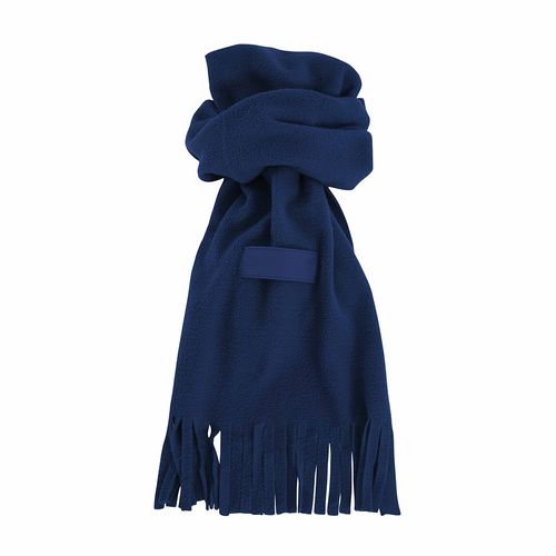 Echarpe en polaire. Avec franges. Avec etiquette pour personnalisation - 1