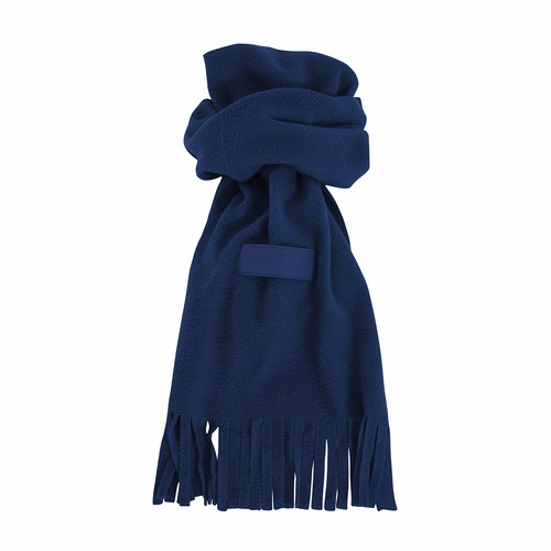 Echarpe en polaire. Avec franges. Avec etiquette pour personnalisation - 1