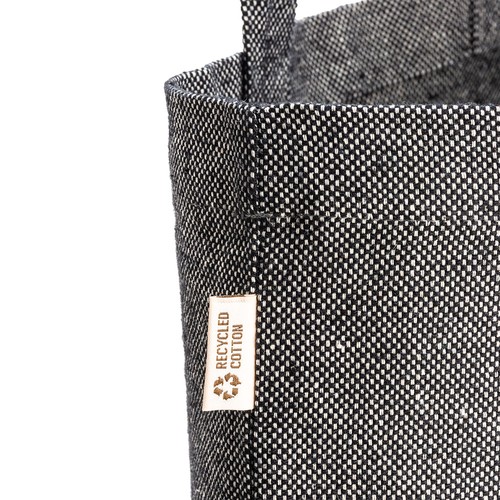 Tote bag en coton recycle 300 g/m2 avec effet melange - 3