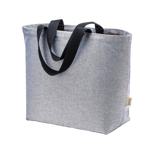 Sac en coton recycle 340 g/m2 avec effet melange - 1