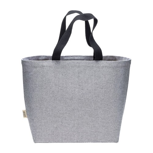 Sac en coton recycle 340 g/m2 avec effet melange - 2