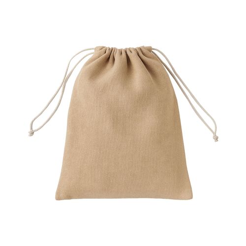 Sac cadeau en juco 250 g/m2. Refermable grace a sa double corde - 1