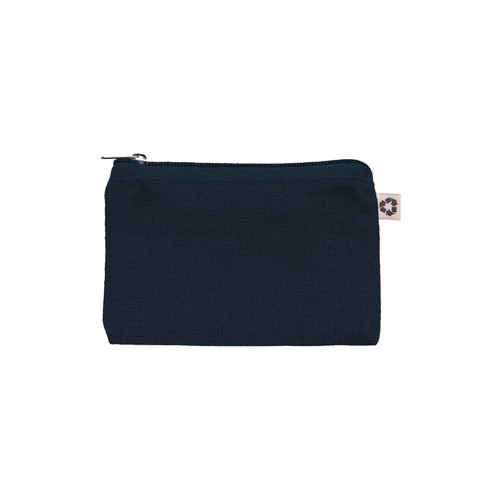 Pochette en coton recycle 220 g/m2 avec anneau porte cles interne amovible - 1