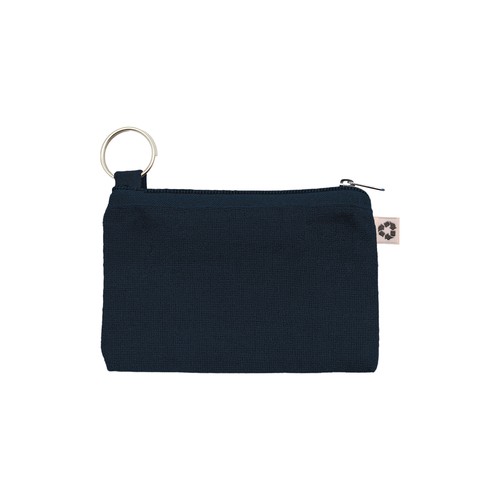 Pochette en coton recycle 220 g/m2 avec anneau porte cles interne amovible - 2