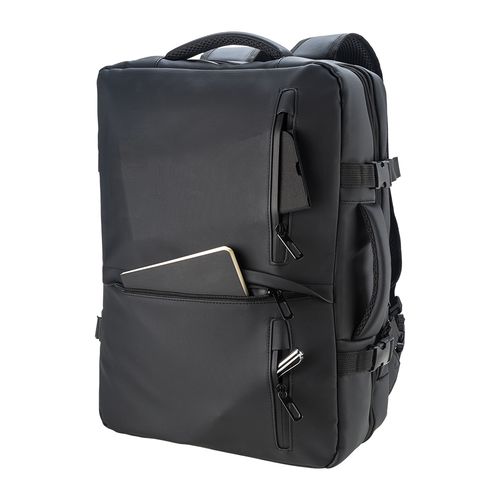 Sac à dos de voyage avec compartiment pour ordinateur portable (15 pouces) en polyester - 13