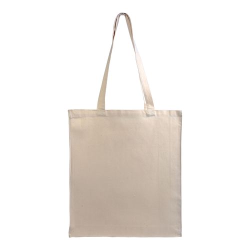 Tote bag uni en coton recycle 280 g/m2. Avec soufflet - 3