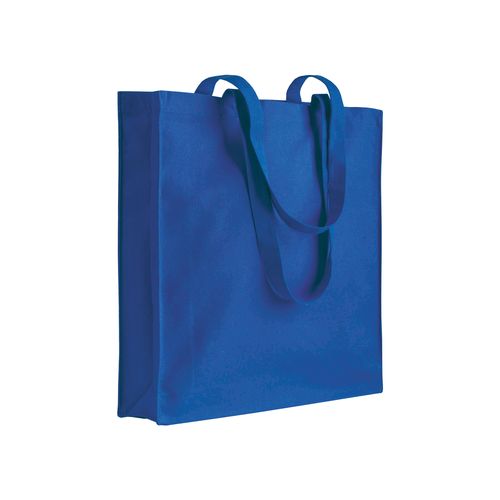 Tote bag uni en coton recycle 280 g/m2. Avec soufflet - 1