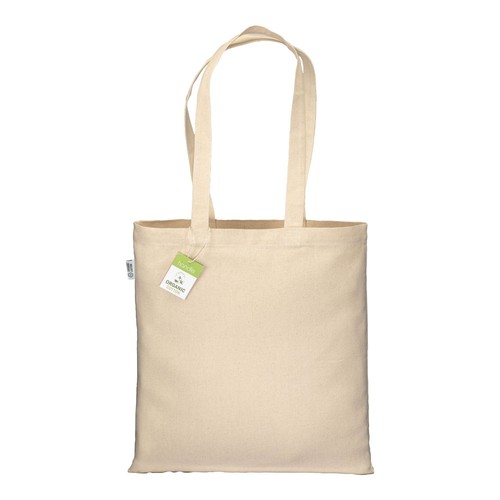 Tote bag en coton biologique 220 g/m2, anses longues - 2