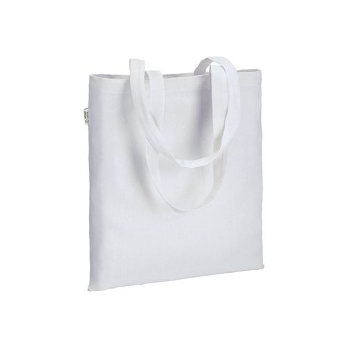 Tote bag en coton biologique 220 g/m2, anses longues - 1