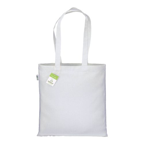 Tote bag en coton biologique 220 g/m2, anses longues - 2