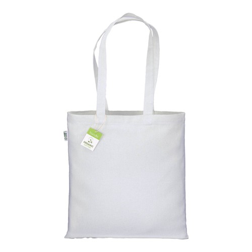 Tote bag en coton biologique 220 g/m2, anses longues - 2