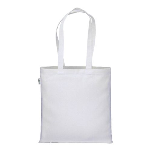 Tote bag en coton biologique 220 g/m2, anses longues - 3