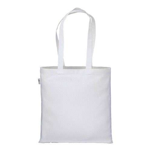 Tote bag en coton biologique 220 g/m2, anses longues - 3