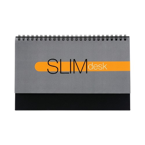 Calendrier de bureau mensuel 2027 en carton noir 300 g/m2 - 2