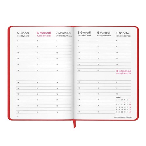 Agenda hebdomadaire 2027 - 2