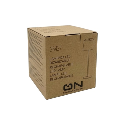 Lampe de table LED rechargeable en métal et plastique - 11