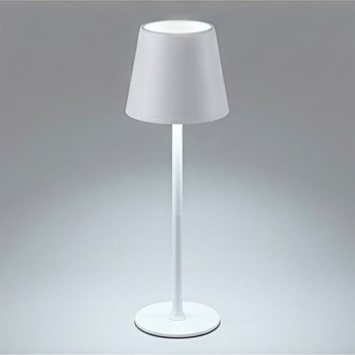 Lampe de table LED rechargeable en métal et plastique - 9