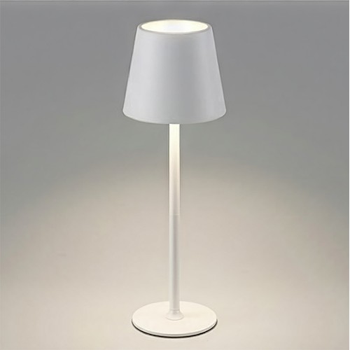 Lampe de table LED rechargeable en métal et plastique - 10