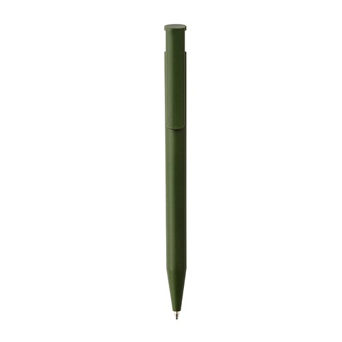 Stylo rétractable en plastique. Insert en bambou - 1