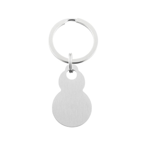 Metmaxx® EK key ring "MiniStyle" silver