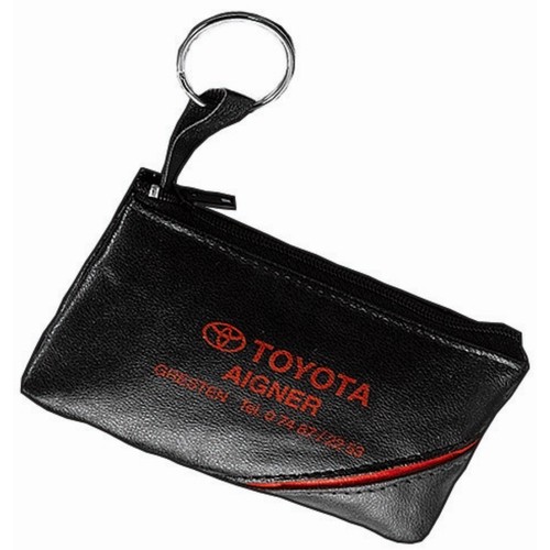 CreativDesign® key pouch "CD" black/red