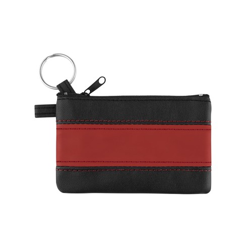 CreativDesign® key pouch "ColourLogo" black/red