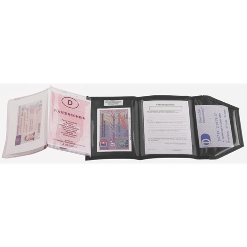 CreativDesign® ID card holder "ColourStripe" black/black CreativDesign® ID card holder "ColourStripe" black/black