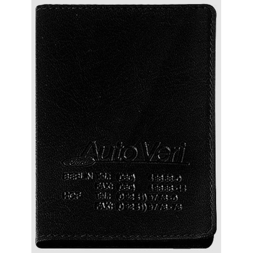 CreativDesign® ID card holder "LefastoffOffenkantig" black