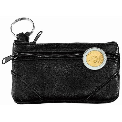 CreativDesign® key pouch "Appliqué" black