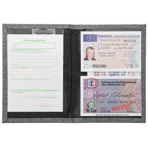 CreativDesign® ID card holder "Metropolis" gray CreativDesign® ID card holder "Metropolis" gray