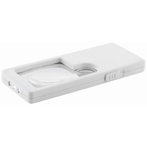 Metmaxx® magnifying glass "LED&amp;See" white