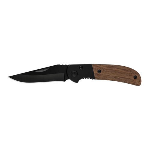 Metmaxx® pocket knife "Black&WoodCompakt" black Metmaxx® pocket knife "Black&WoodCompakt" black