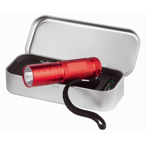 Metmaxx® LED MegaBeam flashlight "GoRed3Watt" red Metmaxx® LED MegaBeam flashlight "GoRed3Watt" red