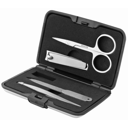 thanxx® Nail Case "Travel & Manicure" Silver