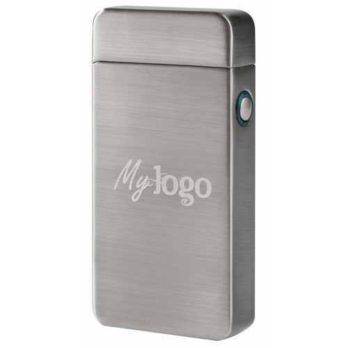 Metmaxx® "FuturePocketTurbo" silver arc lighter