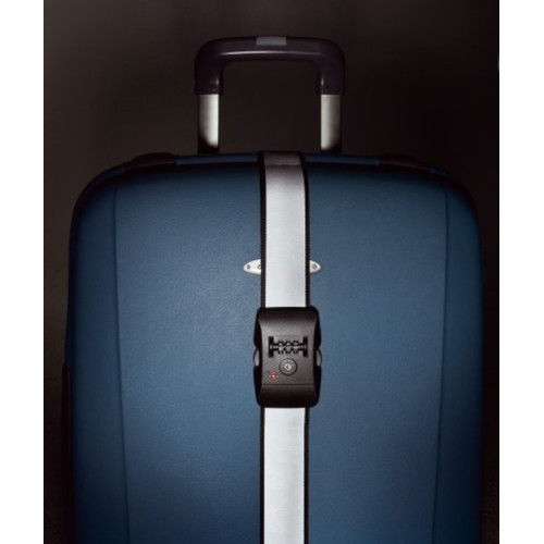 thanxx® luggage strap "TSATravel" silver thanxx® luggage strap "TSATravel" silver