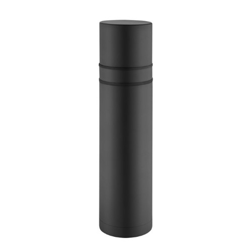 Metmaxx® thermos flask "DoubleCupDesign"  black