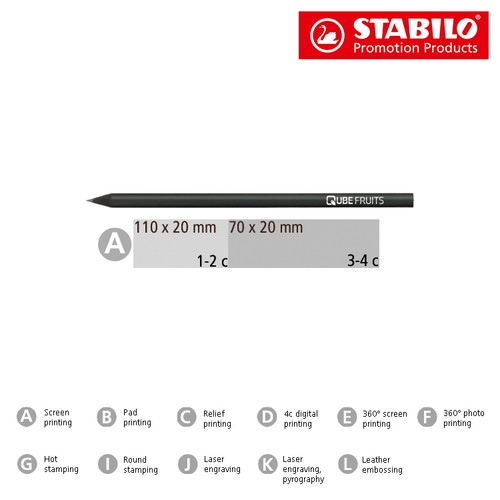 STABILO crayon graphite noir - 2