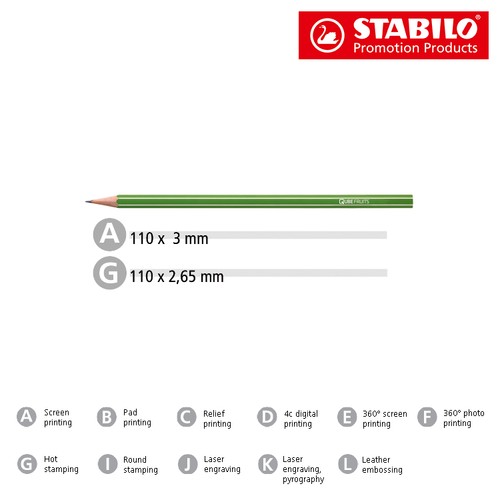 STABILO GREENgraph crayon graphite - 2