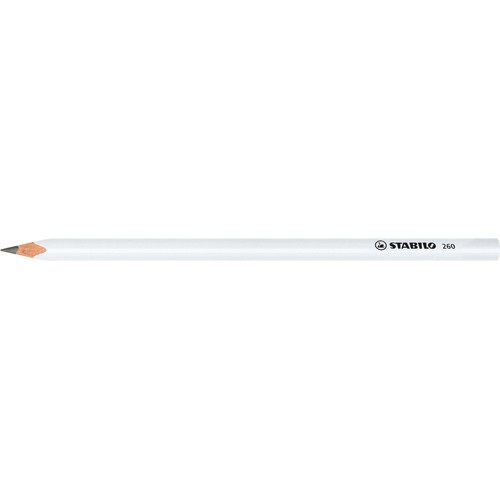 STABILO crayon graphite triangulaire blanc - 1