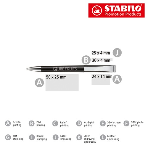 STABILO prime metal stylo à bille - 3