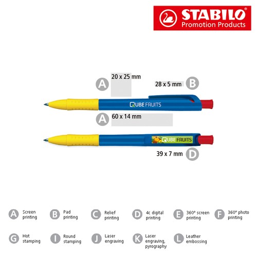 STABILO concept fancy stylo à bille - 3