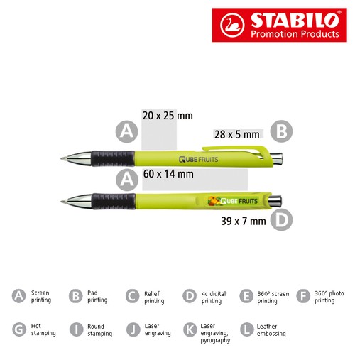 STABILO concept cashmere stylo à bille - 3