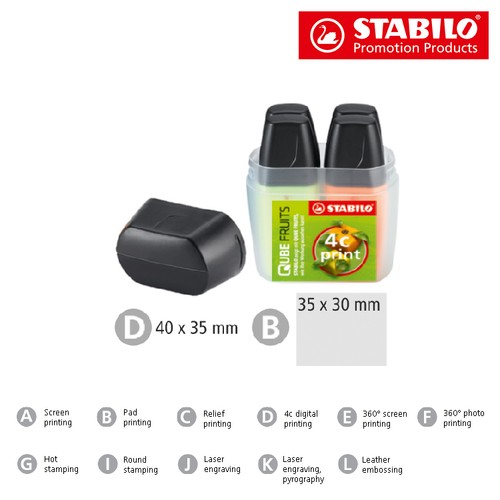 STABILO BOSS MINI Boîte de 4 surligneurs - 2