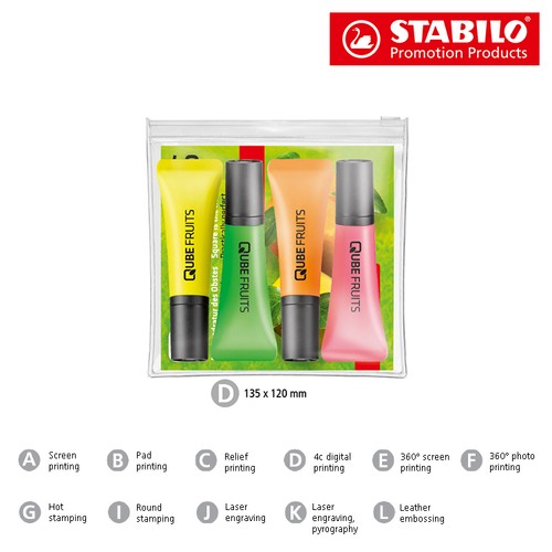 STABILO NEON surligneur Etui zippé de 4 - 2